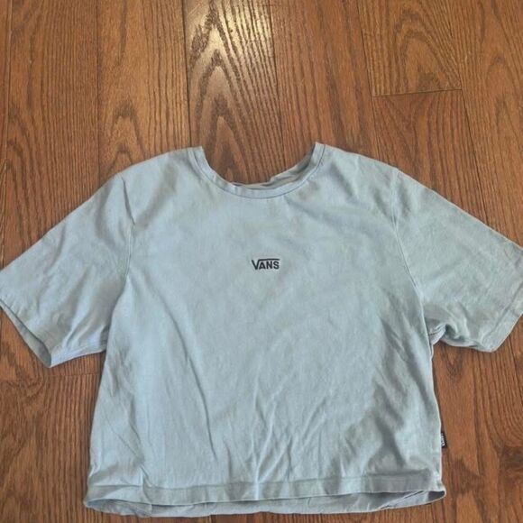 Vans Sky Blue Tee with Logo - Picture 1 of 1